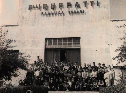 The Ruffatti staff in 1960 The Ruffatti staff in 1960
